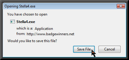  Click Save File. 